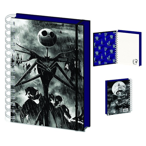 [5051265726452] Cuaderno A5 lenticular Pesadilla Antes de Navidad Disney
