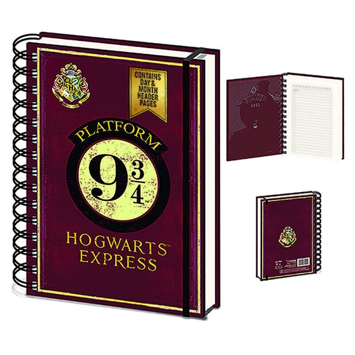 [5051265740120] Cuaderno A5 Plataforma 9 3/4 Harry Potter