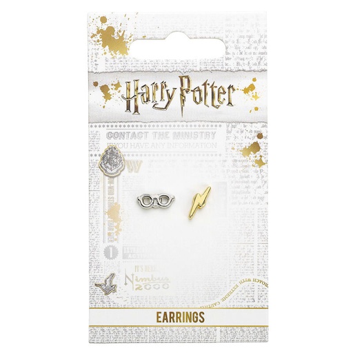 [5055583421914] Pendientes Lightening Bolt and Glasses Harry Potter