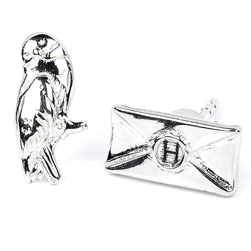 [5055583428272] Pendientes Hedwig and Letter Harry Potter