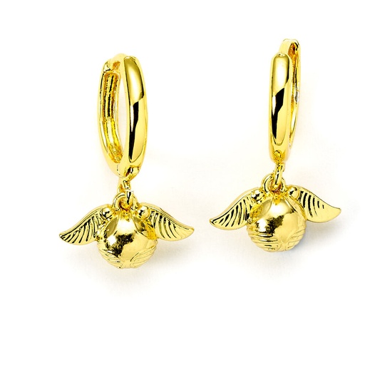 [5055583461866] Pendientes Snitch Dorada Harry Potter