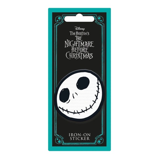 [5056480340834] Pegatina de bordado Jack Skellington Pesadilla Antes de Navidad Disney