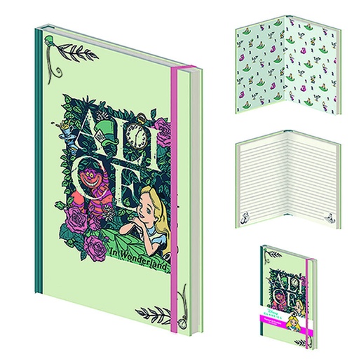 [5056480391850] Cuaderno A5 Premium Alicia en el Pais de las Maravillas Disney
