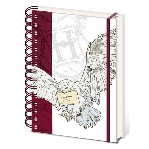 [5056480393885] Cuaderno A5 Hedwig Harry Potter