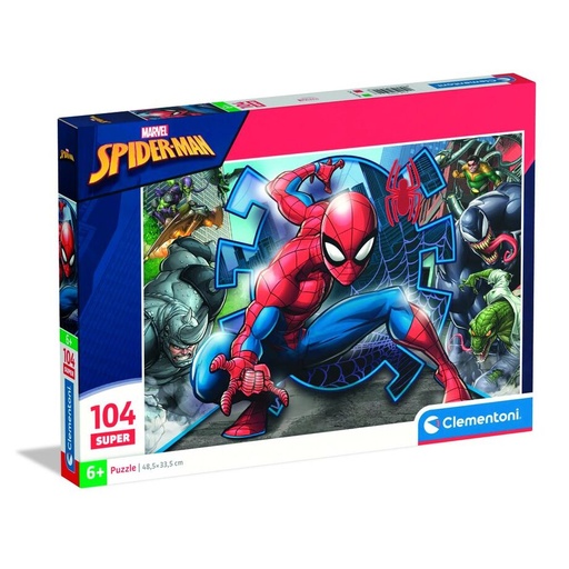 [8005125250448] Puzzle super Spiderman Marvel 104pzs