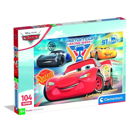 [8005125250479] Puzzle super Cars Disney Pixar 104pzs