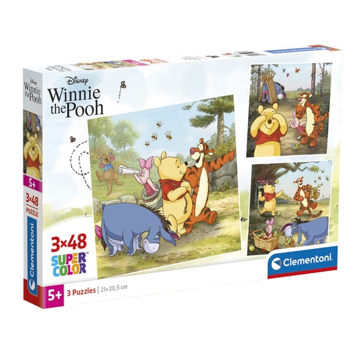 [8005125250639] Puzzle Winnie the Pooh Disney 3x48pzs