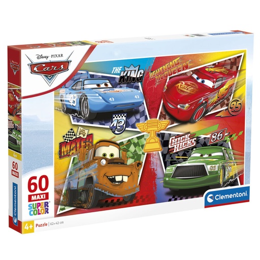 [8005125263325] Puzzle maxi Cars Disney Pixar 60pzs