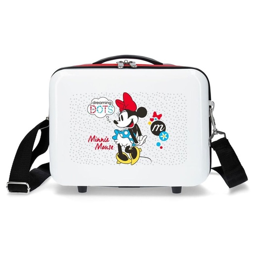 [8435465095087] Neceser ABS Enjoy The Days Dots Minnie Disney adaptable