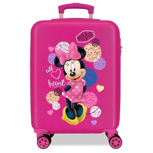 [8435578315287] Maleta trolley ABS Love Minnie Disney 55cm