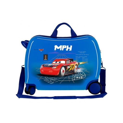 [8435578325965] Maleta ABS Rocket Racing Cars Disney Pixar 50cm