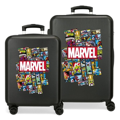 [8435578328256] Set 2 Maletas trolley ABS Comic Marvel
