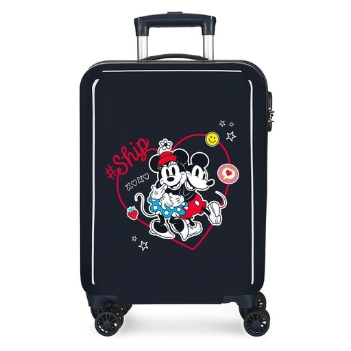 [8435578364049] Maleta trolley ABS Ship Always Be Kind Mickey & Minnie Disney 55cm