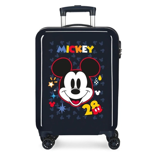 [8435692709528] Maleta trolley ABS Get Moving Mickey Disney 55cm