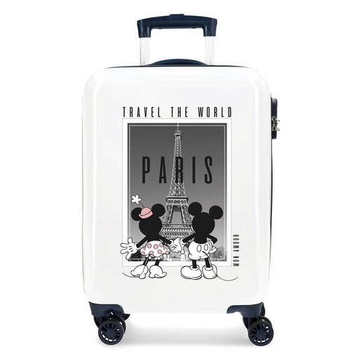 [8435692734179] Maleta trolley ABS Paris Mickey &#38; Minnie Disney 55cm