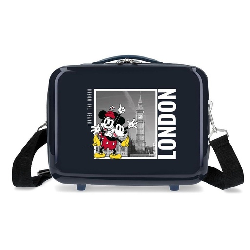 [8435692734360] Neceser ABS London Mickey &#38; Minnie Disney adaptable