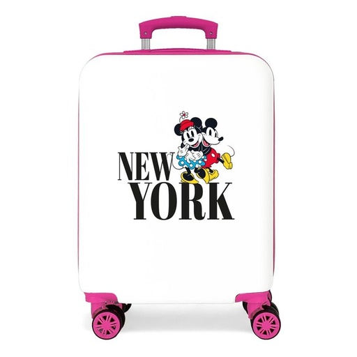 [8435692742129] Maleta trolley ABS Trip to New York Mickey &#38; Minnie Disney 55cm