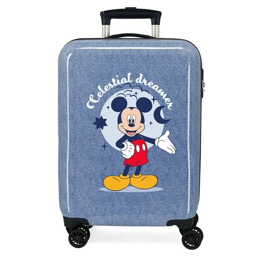 [8435692775479] Maleta trolley ABS Dreamer Denim Mickey Disney 55cm