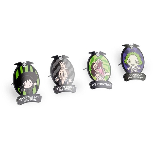 [8435747810001] Set 4 pins Beetlejuice