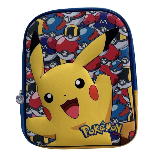 [8436615534791] Mochila 3D Classic Pokemon 29cm