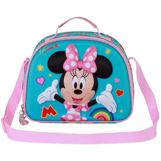 [8445118081725] Bolsa portameriendas 3D Greet Minnie Disney