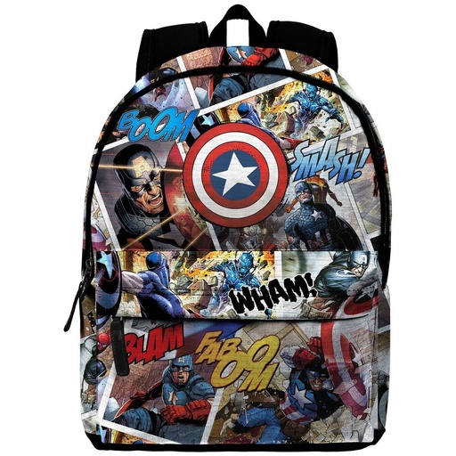 [8445118082548] Mochila Comic Capitan America Marvel 44cm adaptable