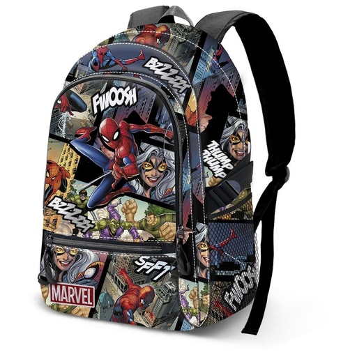 [8445118082593] Mochila Panels Spiderman Marvel 44cm adaptable
