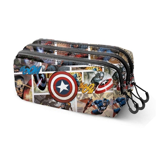 [8445118083422] Portatodo Comic Capitan America Marvel triple