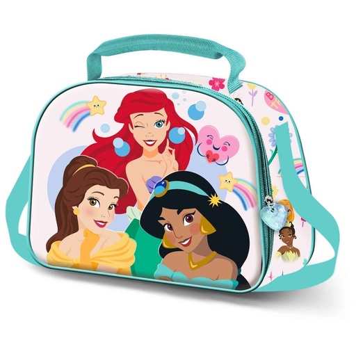 [8445118084405] Bolsa portameriendas 3D Rainbows Princesas Disney