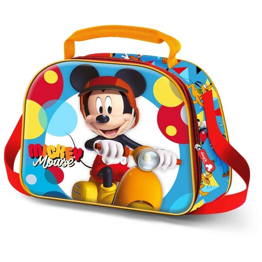 [8445118084450] Bolsa portameriendas 3D Scooter Mickey Disney