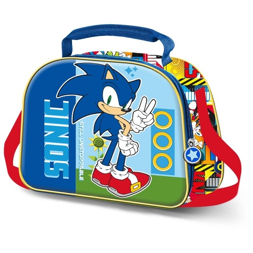 [8445118085051] Bolsa portameriendas 3D Sonic The Hedgehog