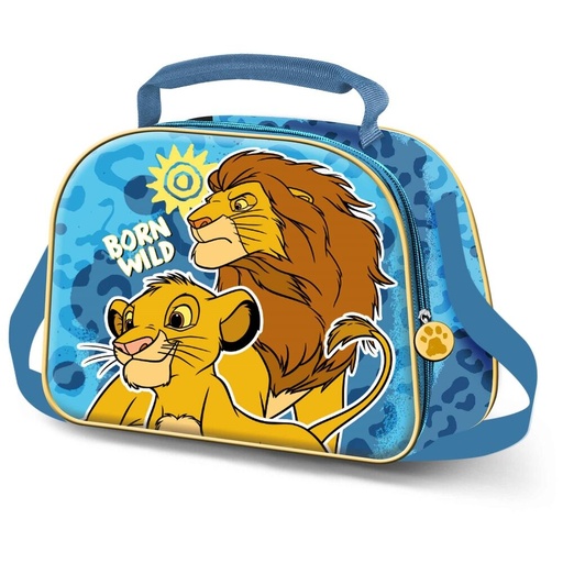 [8445118085549] Bolsa portameriendas 3D Wild El Rey Leon Disney