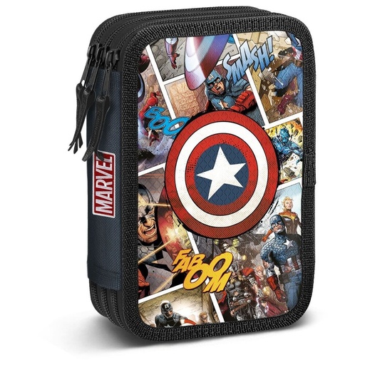 [8445118086171] Plumier Comic Capitan America Marvel triple
