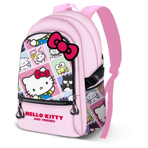 [8445118087208] Mochila Panels Hello Kitty 44cm adaptable