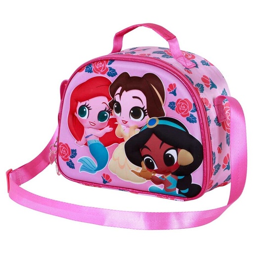 [8445118087260] Bolsa portameriendas 3D Flowers Princesas Disney