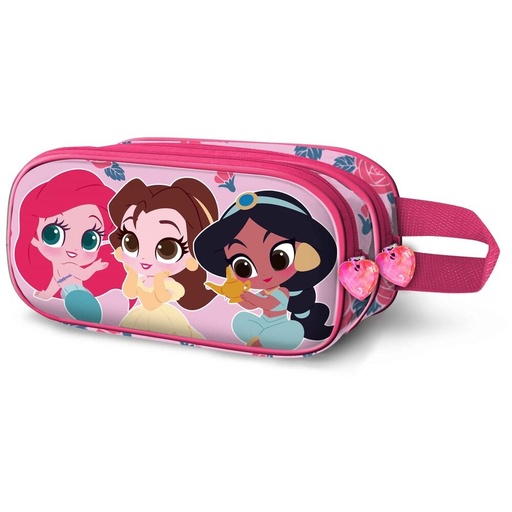 [8445118087277] Portatodo 3D Flowers Princesas Disney doble