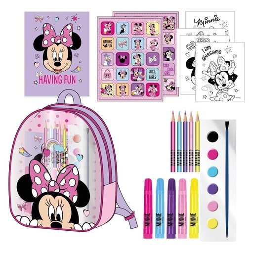 [8445484470864] Set papeleria mochila Minnie Disney