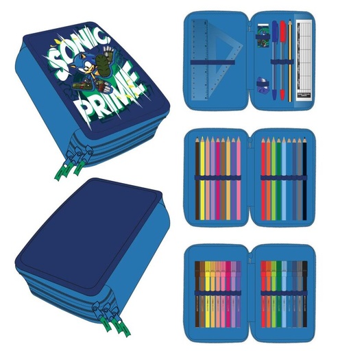 [8445484493412] Plumier Sonic Prime triple