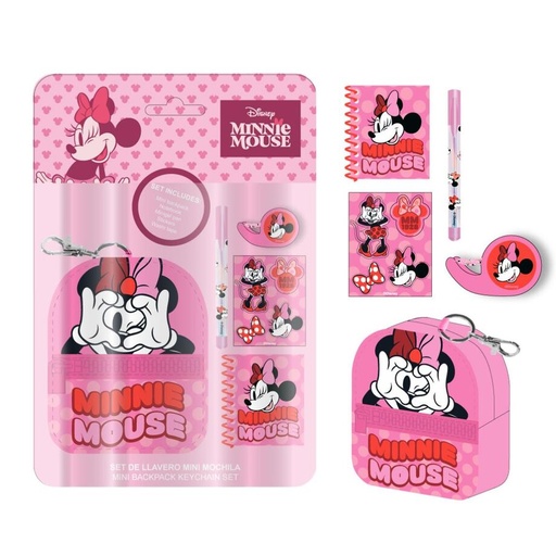 [8445484512434] Set papaleria Mini Mochila Minnie Disney