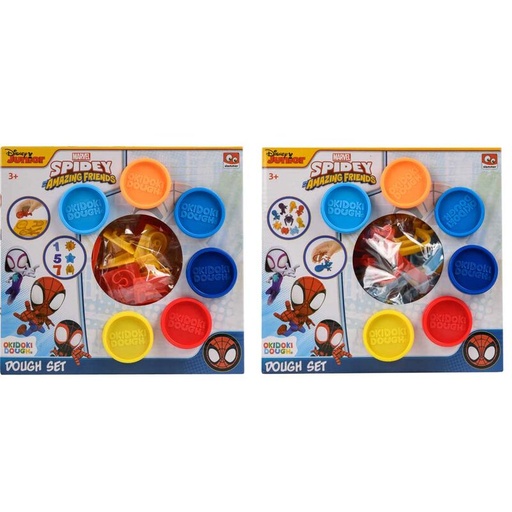 [8719668004399] Set manualidades plastilina + moldes Spiderman Marvel surtido