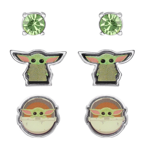 [887746768254] Set 3 Pares de pendientes Baby Yoda Star Wars