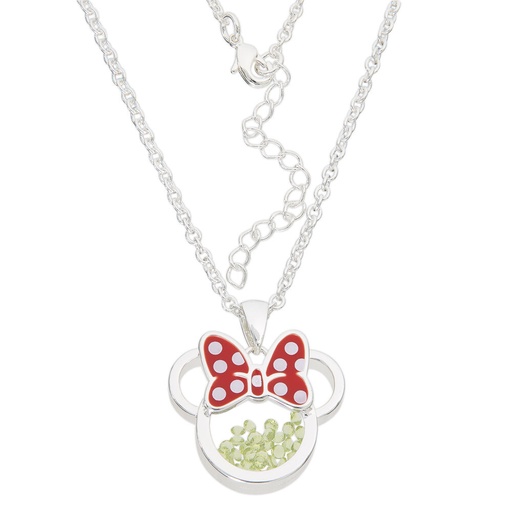 [887746782090] Colgante Agosto Minnie Disney plata