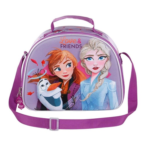 [8445118063868] Bolsa portameriendas 3D Friends Frozen 2 Disney
