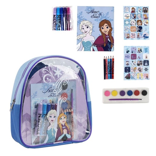 [8445484470949] Set papeleria mochila Frozen Disney