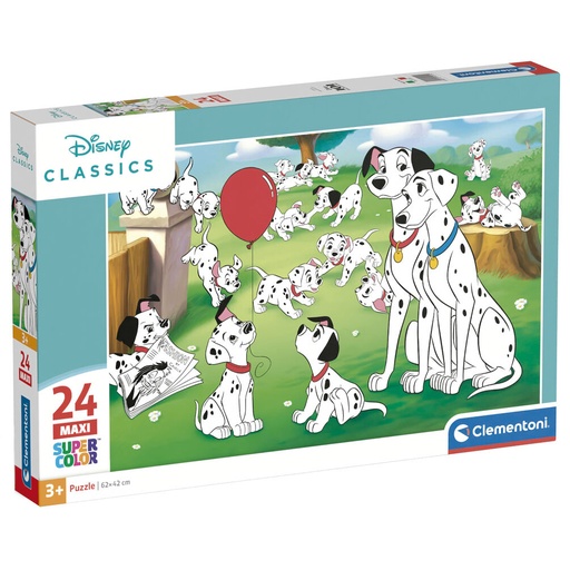 [8005125242450] Puzzle maxi 101 Dalmatas Disney 24pzs