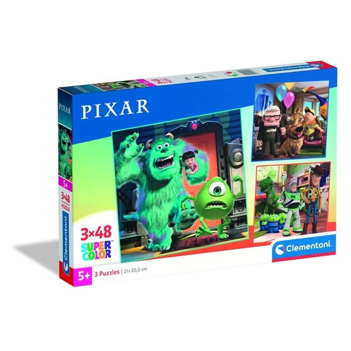 [8005125250653] Puzzle Disney Pixar 3x48pzs