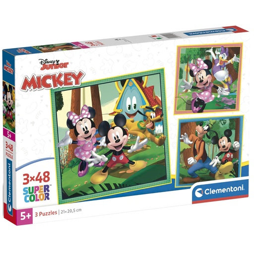[8005125252985] Puzzle Mickey Disney 3x48pzs