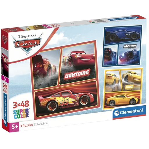 [8005125253050] Puzzle Cars Disney 3x48pzs