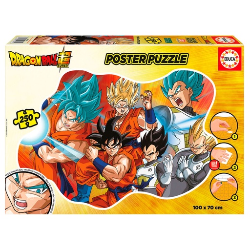 [8412668199651] Puzzle Poster Dragon Ball 250pzs