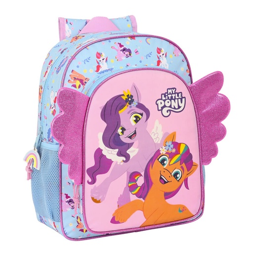 [8412688526901] Mochila Wild & Free My Little Pony 38cm adaptable